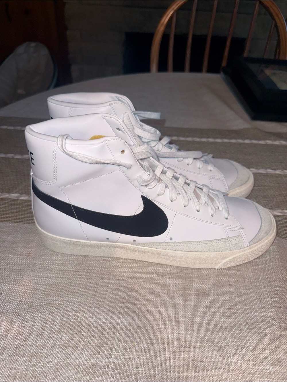 Nike Blazer Mid ’77 White Black High Top Sneakers – BQ6806-100